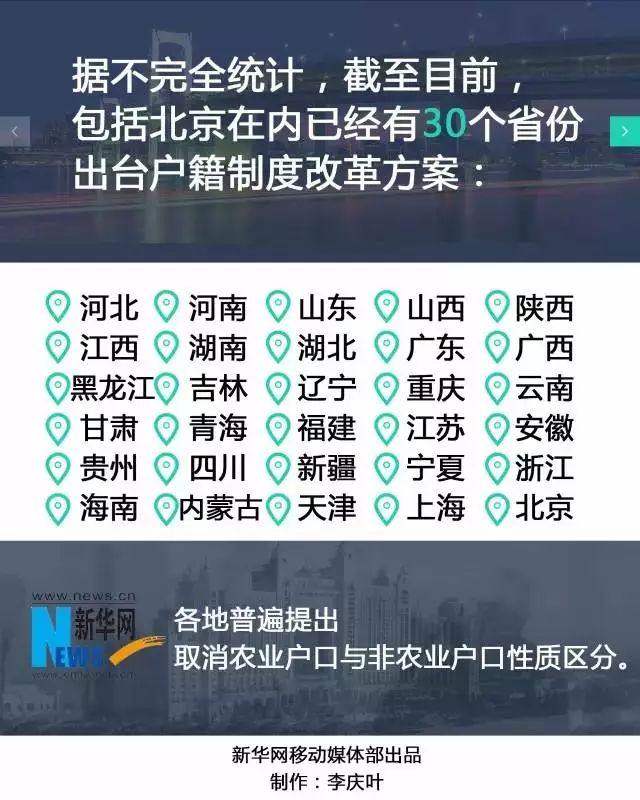 北京取消农业与非农业户口区分，统一登记为居民户口，专家解读权益差异