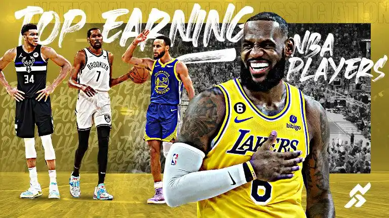 22-23赛季NBA球员总收入排行榜：詹姆斯居首，库里杜兰特紧随其后