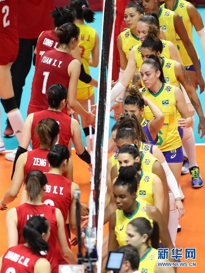 9月22日日本札幌：中国队3比2战胜巴西队精彩瞬间回顾