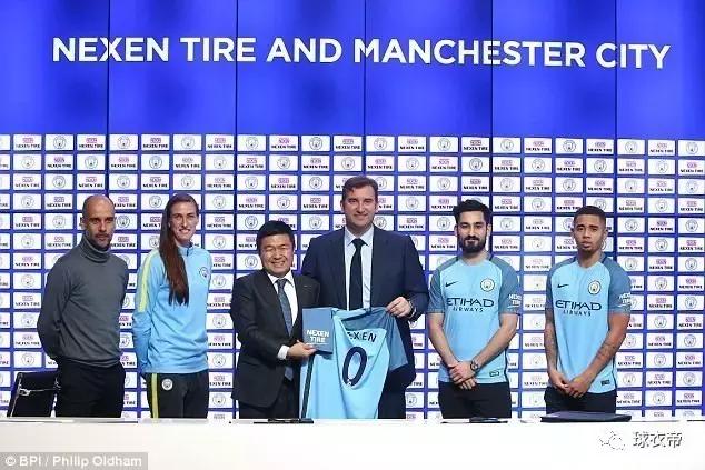 英超新规定：17-18赛季起各队球衣袖子可现第二赞助商，曼城首吃螃蟹